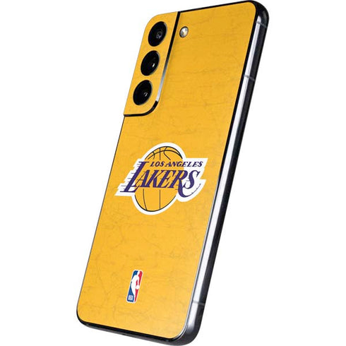 NBA Los Angeles Lakers Distressed Galaxy S22 Skin